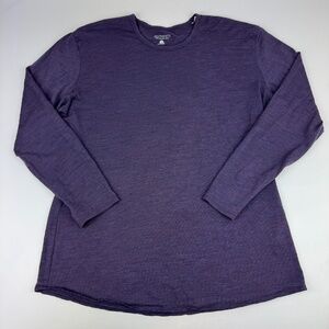 Segments Womens Size XL 100% Merino Long Sleeve Base Layer Purple